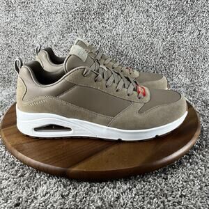 Mens Size 14 W Skechers Street Uno Stacre Sand Casual Shoes Sneakers 52468W/SND